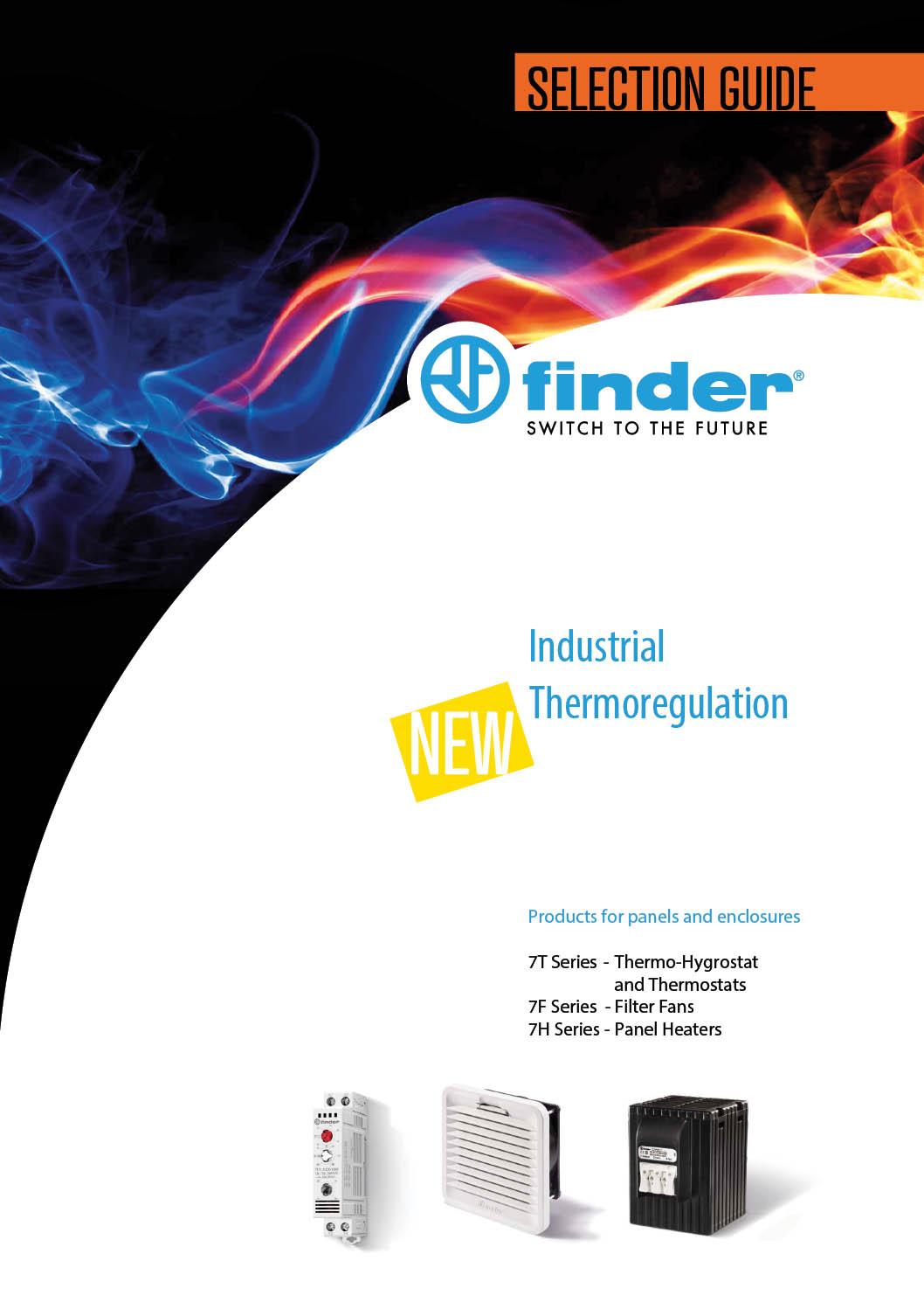 Finder Industrial Thermoregulation supplied by ElectroMechanica